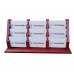 FixtureDisplays® 9-Pocket Business Card Holder Countertop Display Rack 19769